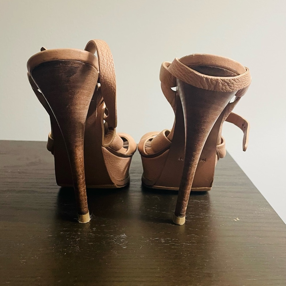 Yves Saint Laurent Women's Tribute Platform High
Heel Sandals SZ 36 - Picture 3 of 7